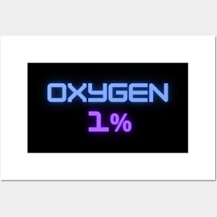 Oxygen 1% Posters and Art